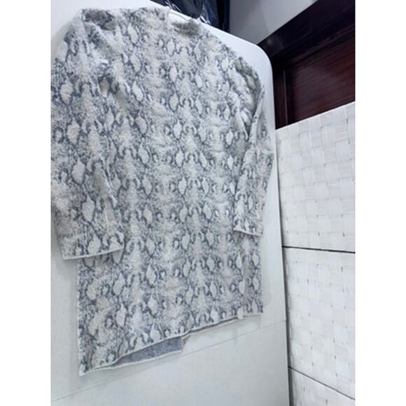 "Johnston & Murphy" Womens Long Cardigan Sweater SZ M Open Front WORK  OFFICE - Picture 10 of 11